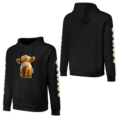 ETC Highland Cow Cotton Hoodie