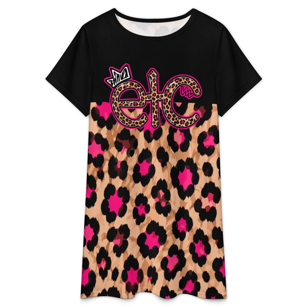 ETC Leopard Tee Dress