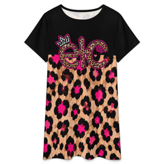 ETC Leopard Tee Dress