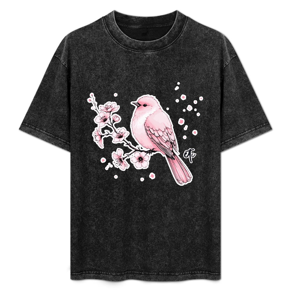 ETC Pink Sparrow Vintage Wash Tee