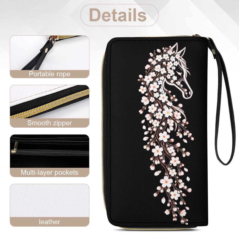 ETC Cherry Blossom Stencil Wallet