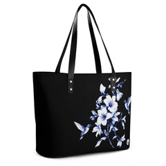 ETC Black Hummingbird Silhouette PU Leather Bag