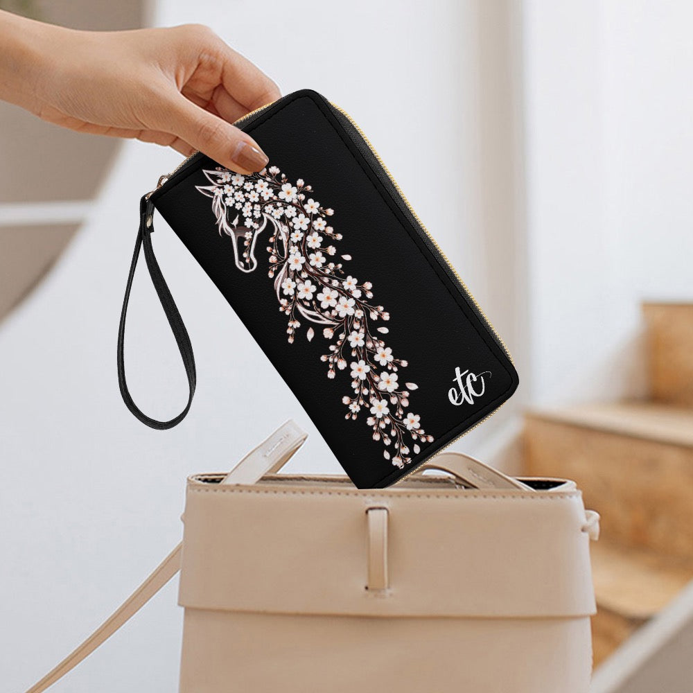 ETC Cherry Blossom Stencil Wallet