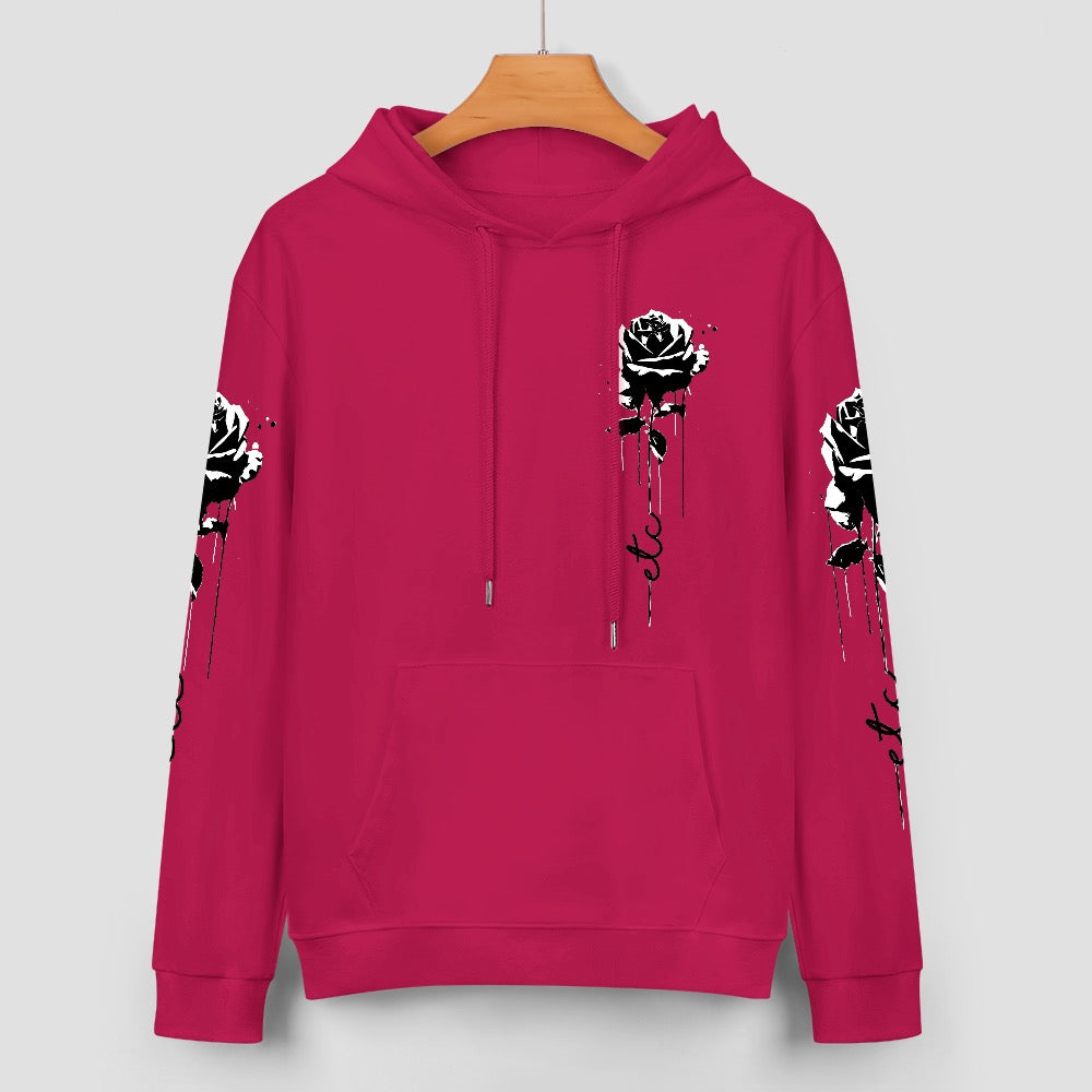 ETC Dripping Rose Pink Hoodie