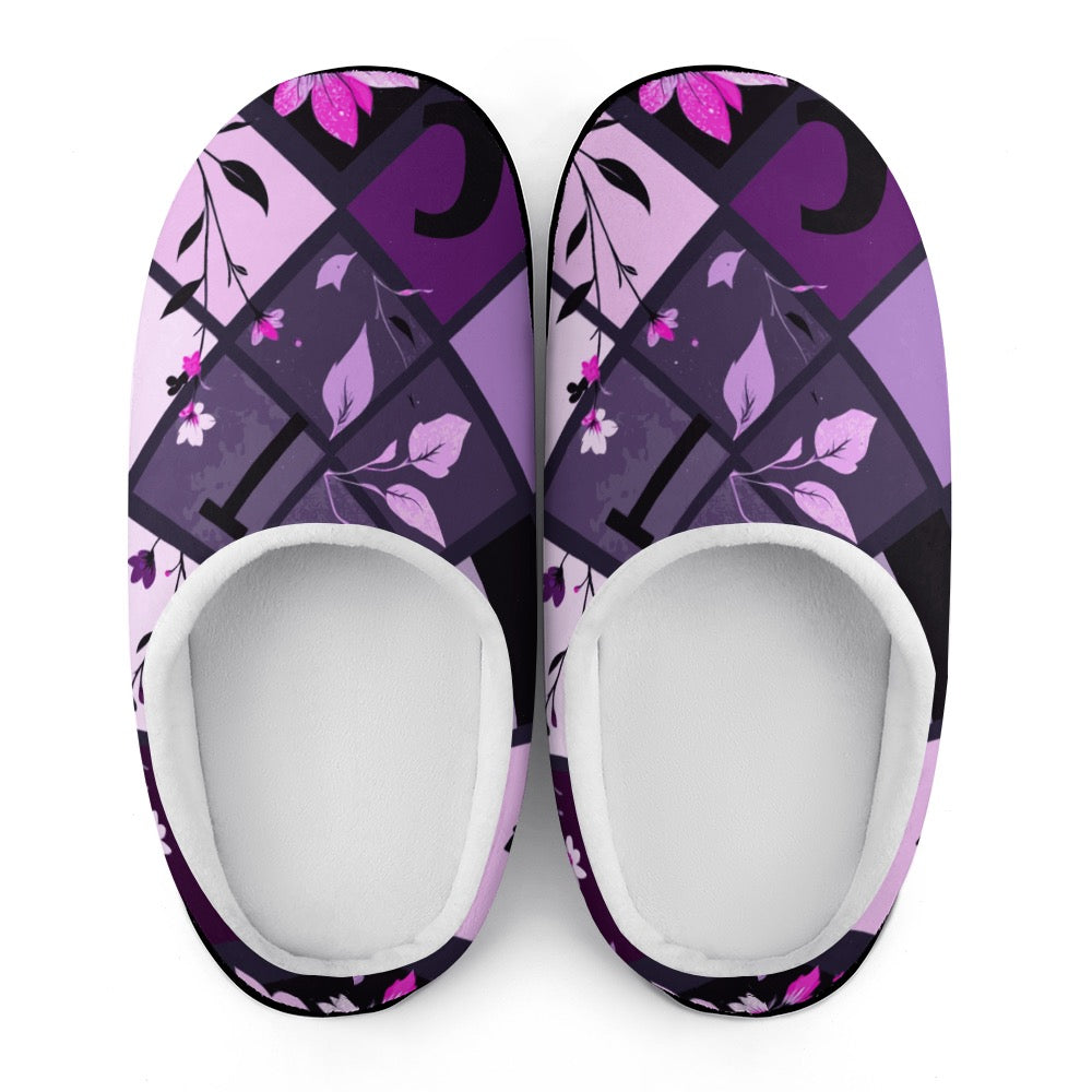 ETC Square Floral Slippers