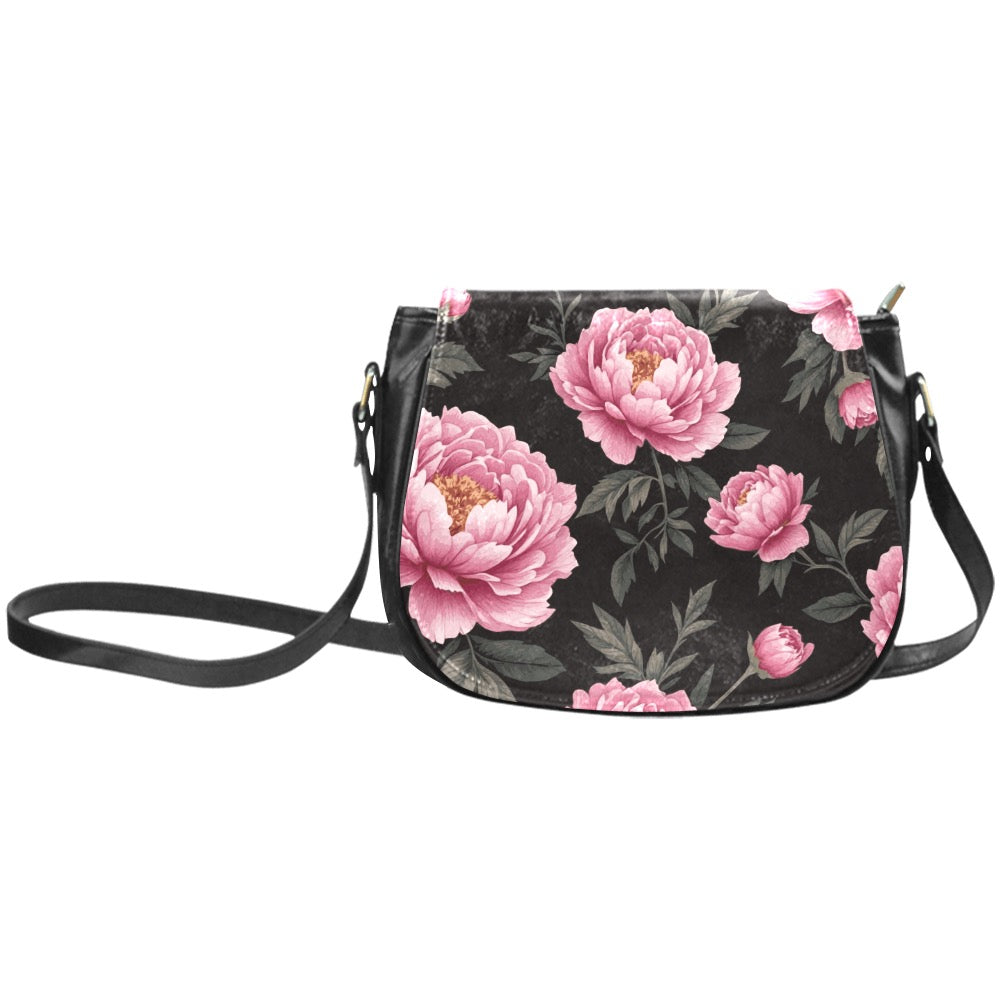 ETC Peonie Floral Saddle Bag (Large)