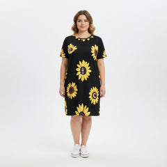 ETC Sunflower Tee Dress