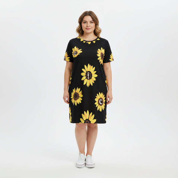 ETC Sunflower Tee Dress