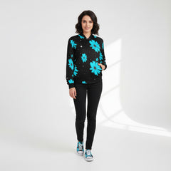 ETC Blue Daisies Bomber