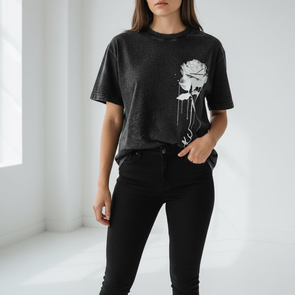 ETC Dripping Rose White