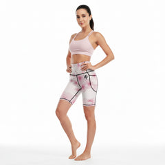 ETC Pink Floral Bloom Short Leggings