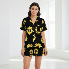 ETC Sunflower Ruffled Pajama