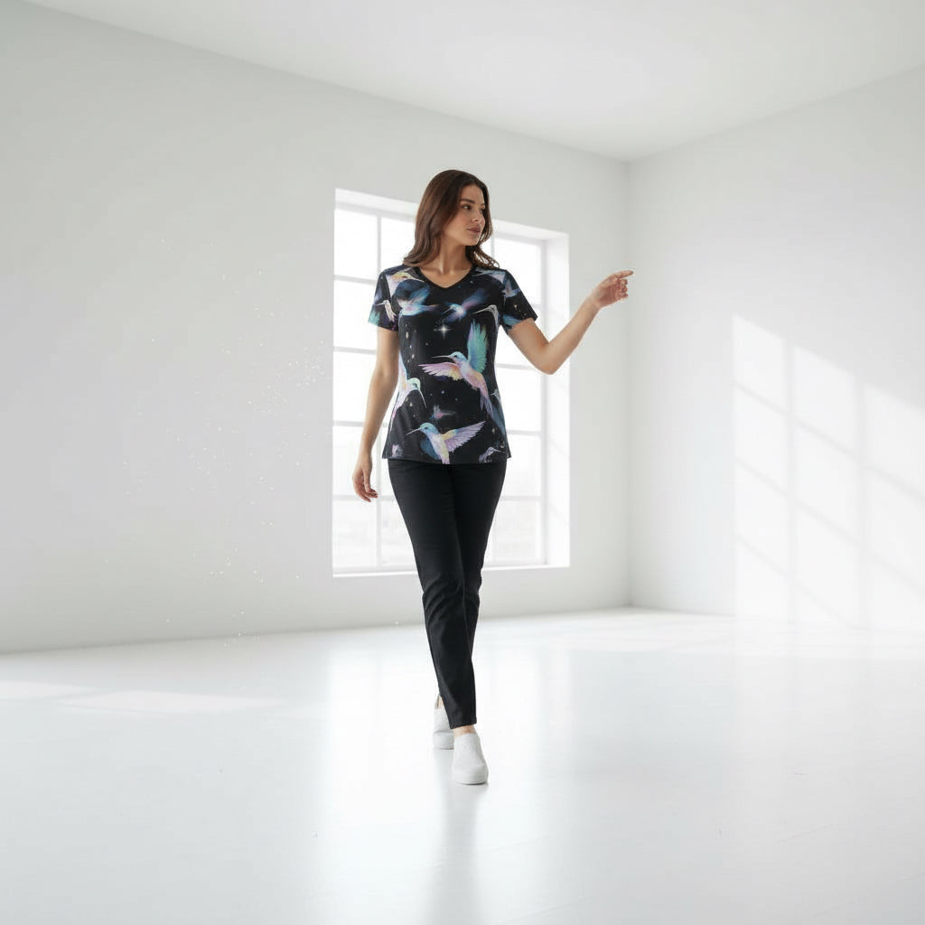 ETC Hummingbird Ice Silk Tee