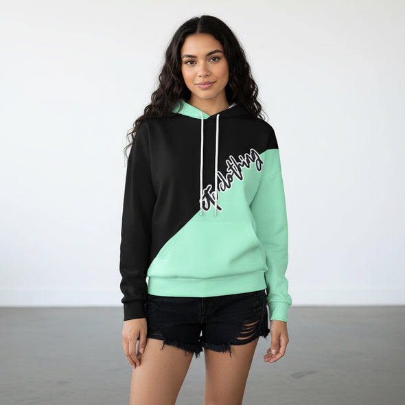 ETC Dropped Sleeve Mint Hoodie