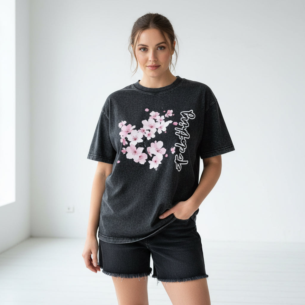 ETC Cherry Blossom Vintage Wash Tee
