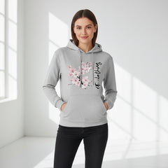 ETC Cherry Blossoms Heather Grey Hoodies