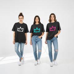 ETC Coloured Crown Vintage Wash Tees