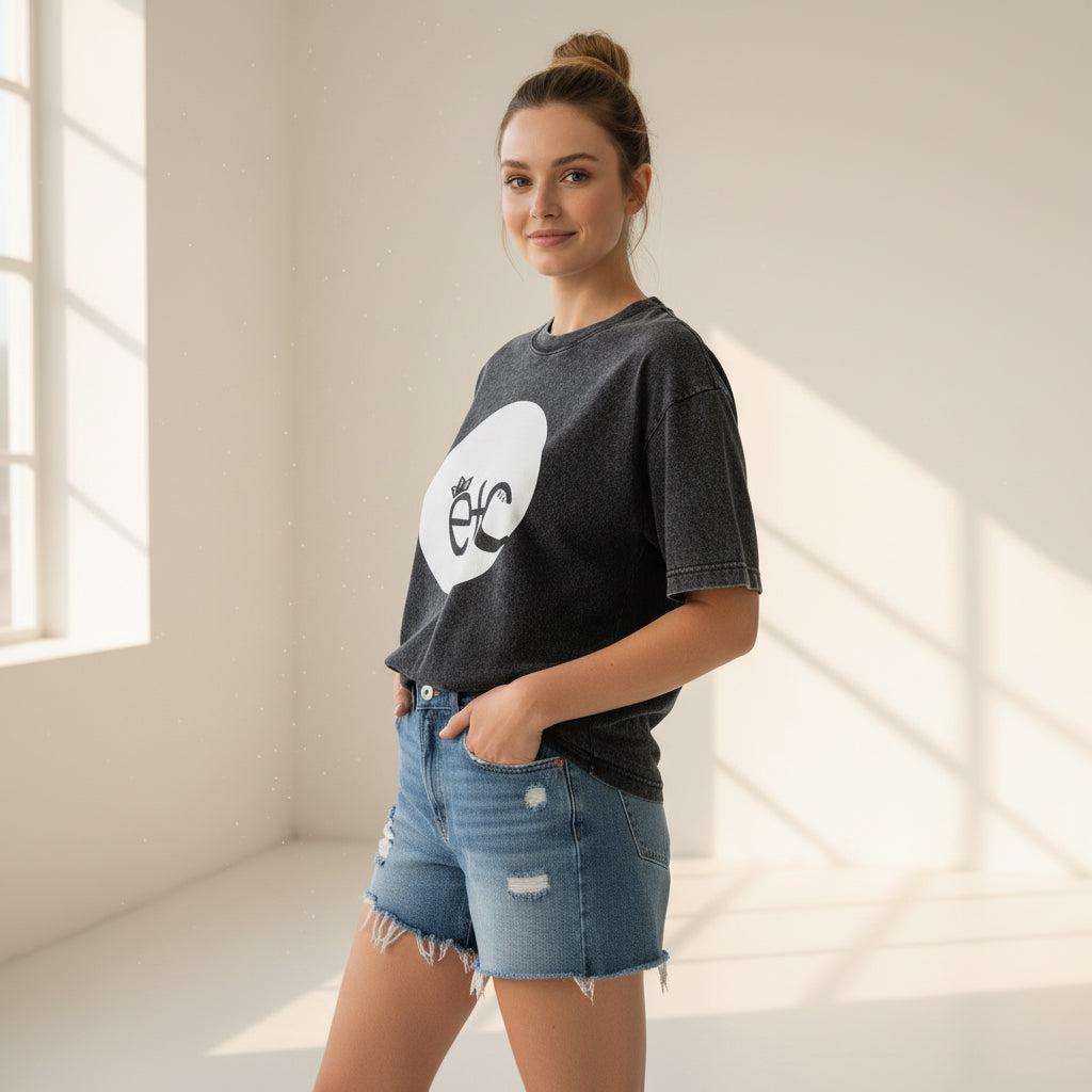 ETC Circle Logo Vintage Wash Tee