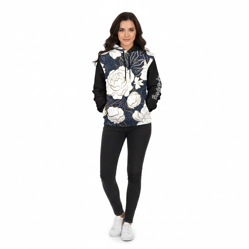 Summer Peonies Lightweight Hoodie
