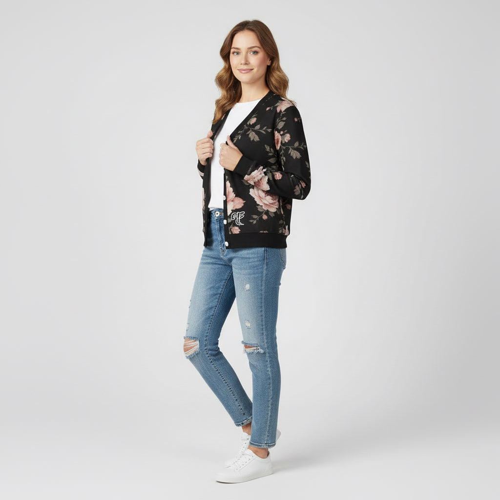 ETC Vintage Floral Cardigan