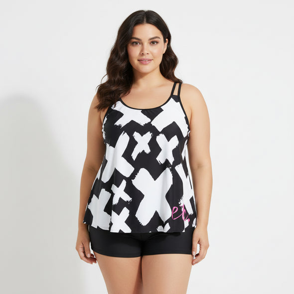 ETC Hot 'x' Tankini Plus Size Set