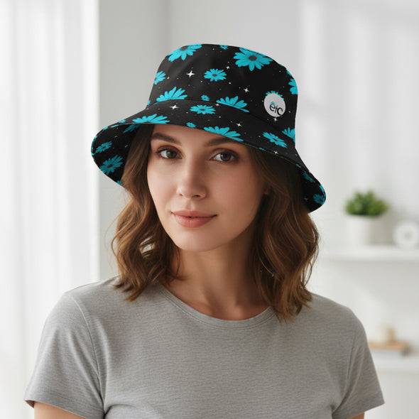 ETC Blue Daisies Bucket Hat