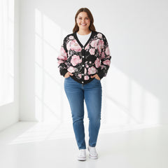 ETC Spring 17' Pink Peonies Cardi