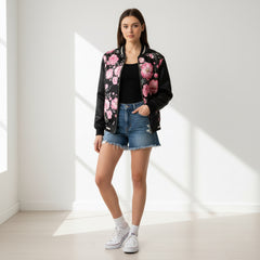 Spring Pink 17' Peonies Bomber