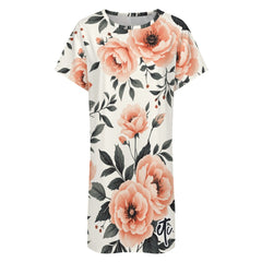 ETC Summer Floral Tee Dress