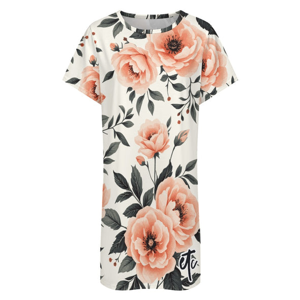 ETC Summer Floral Tee Dress