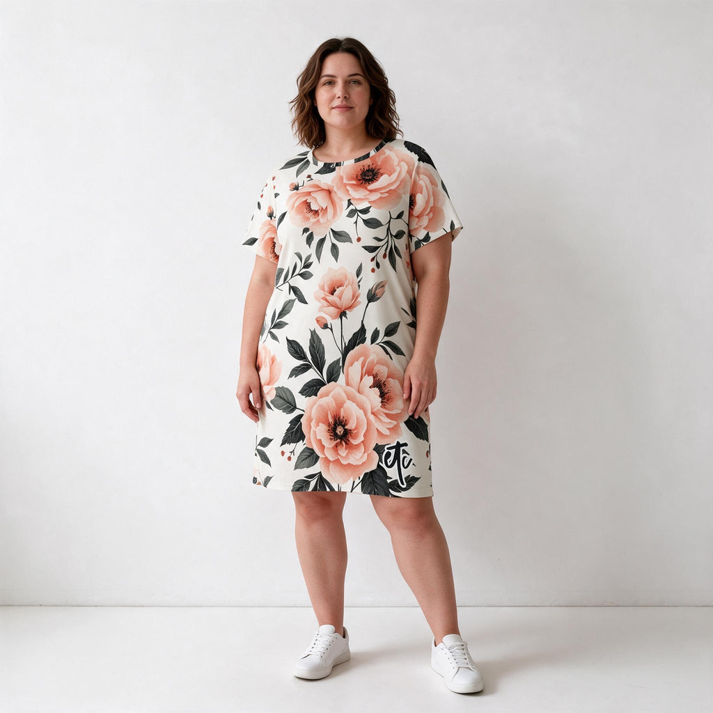 ETC Summer Floral Tee Dress