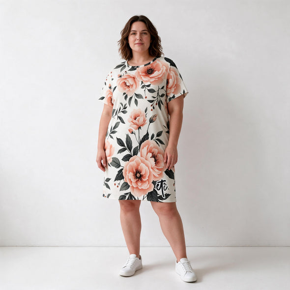 ETC Summer Floral Tee Dress