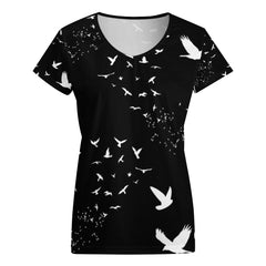 ETC V Neck Free Spirit Tee