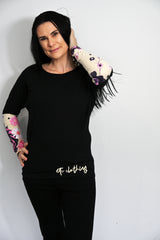 FLORAL POWER HOURS BATWING TEE *Second Shipment