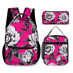 ETC Hot Pink Monochrome Floral 3 Piece Set
