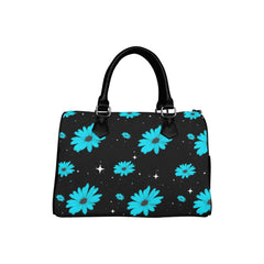 ETC Blue Daisies Barrel Handbag