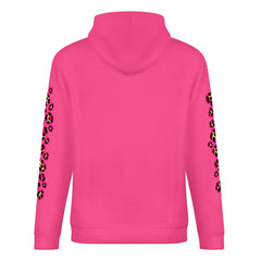 ETC Leopard Pink Cotton Hoodie