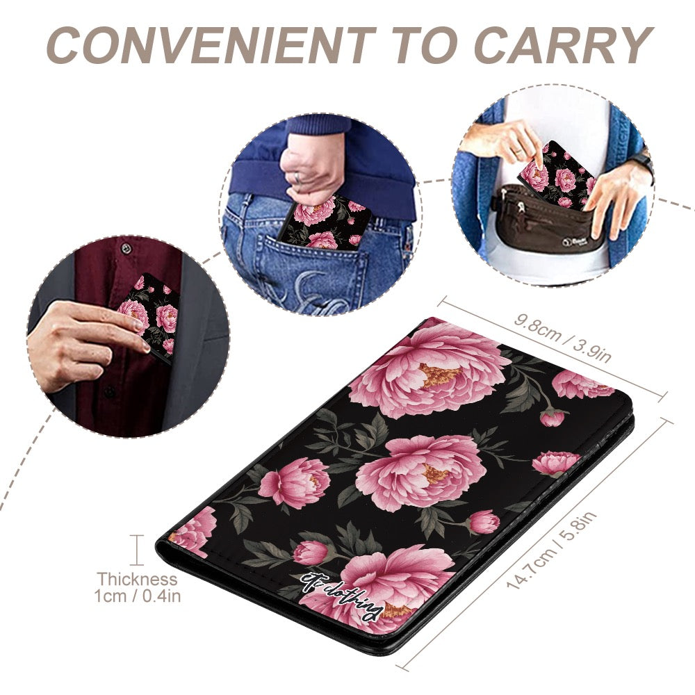 ETC Peonies Floral Passport protector
