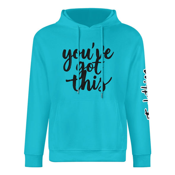 ETC Blue You've got this Cotton Hoodie