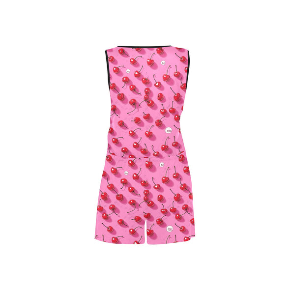 ETC Pink Cherries Jump Suit