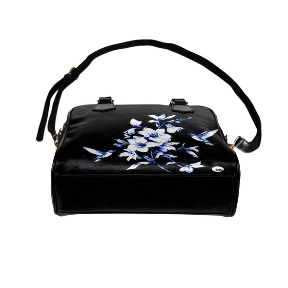 ETC Black Hummingbird Silhouette Handbag