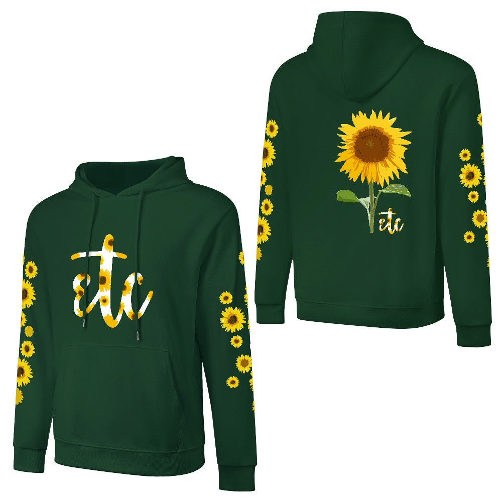 ETC Sunflower Green Cotton Hoodie