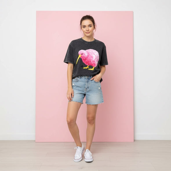 ETC Pink Kiwi Vintage Tee