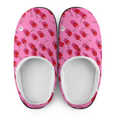 ETC Pink Cherries Cotton slippers