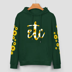 ETC Sunflower Green Cotton Hoodie
