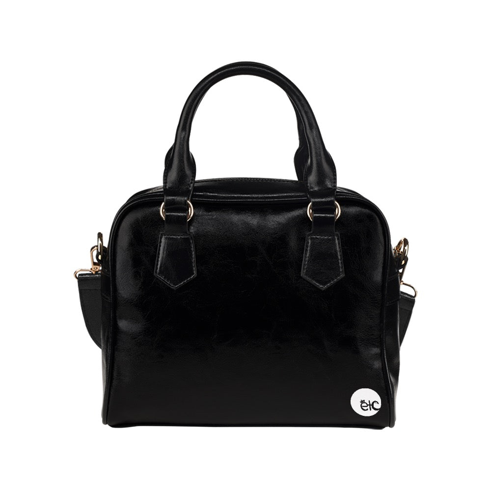 ETC Staples Black Shoulder Handbag