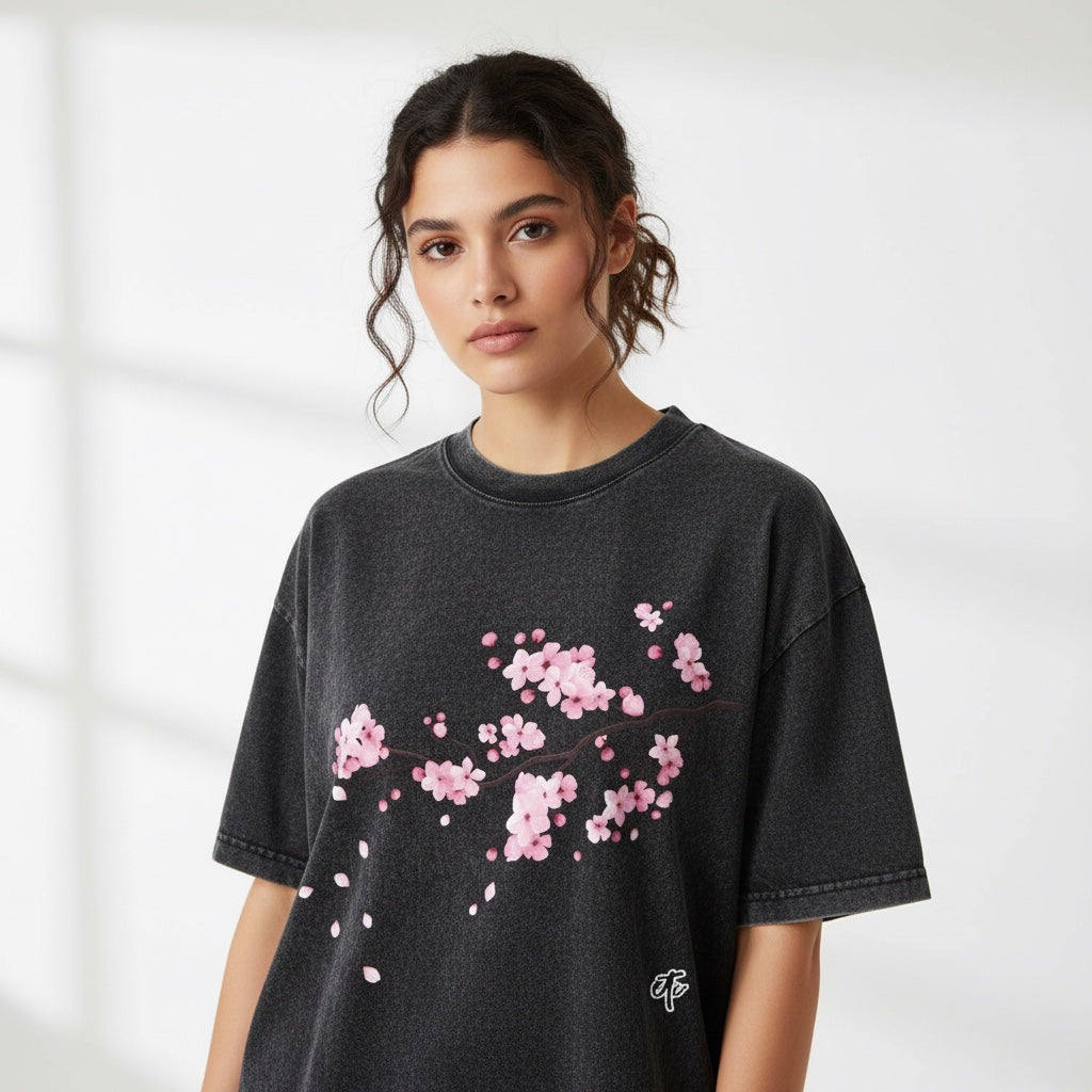 ETC Cherry Blossom Vintage Wash Tee