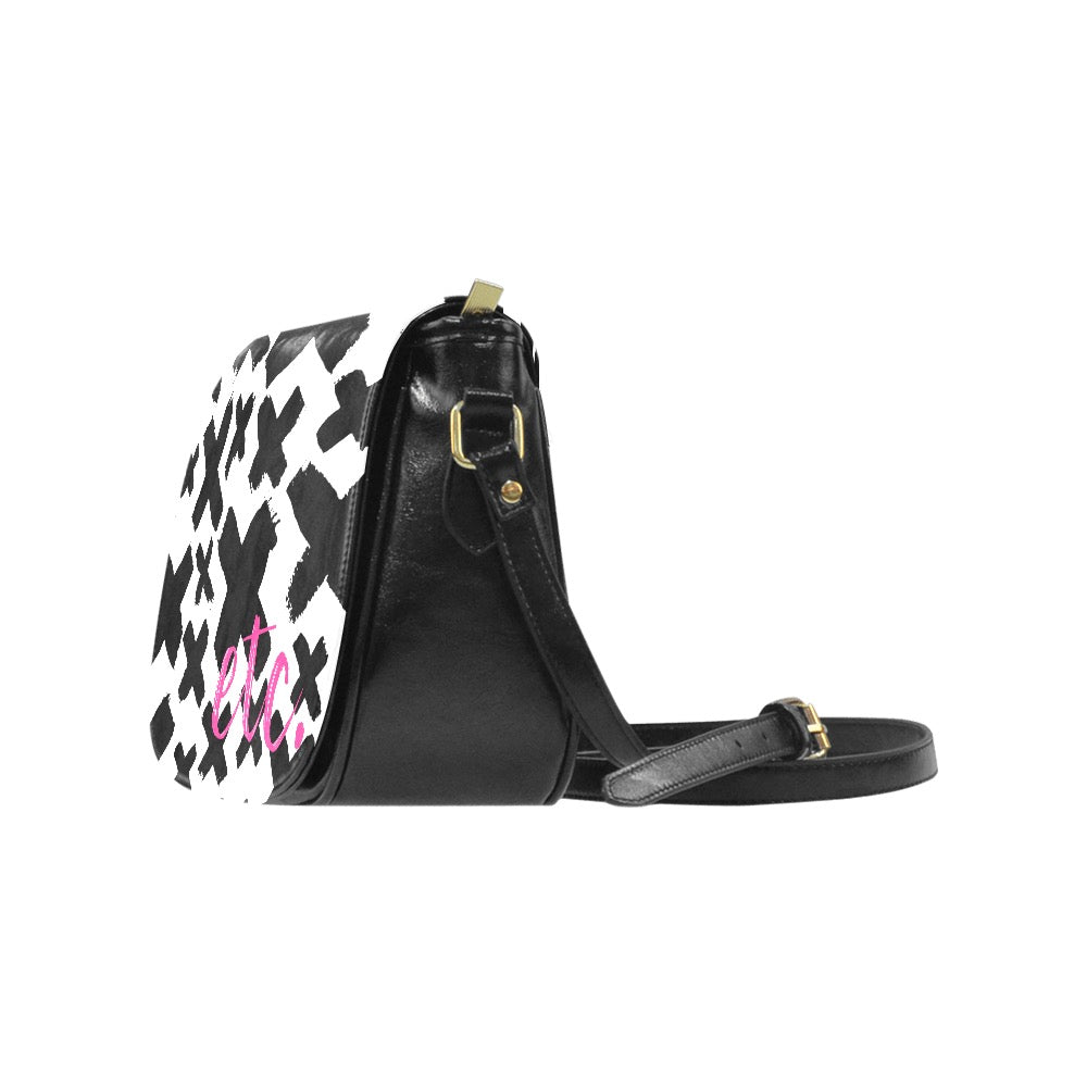 ETC Hot 'x' PU Leather Saddle Bag
