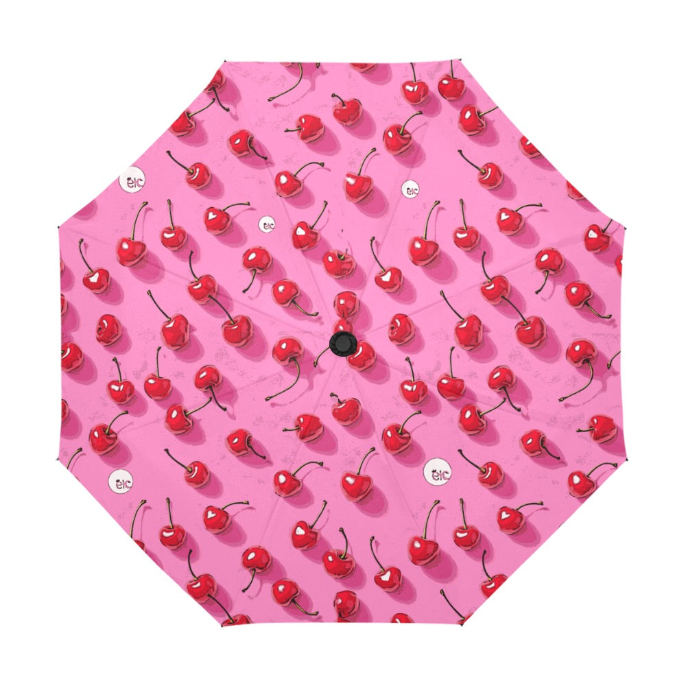 ETC Pink Cherries UV Umbrella