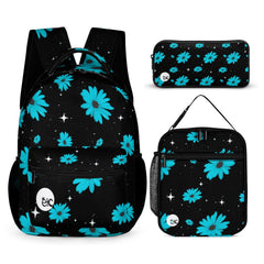 ETC Blue Daisies Backpack Set